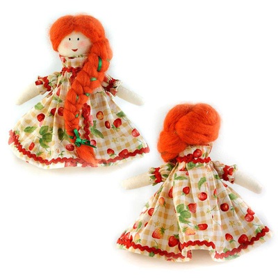 Набор для создания текстильной игрушки Кукла перловка Машенька 15,5см (сложность 2,5),  [ПРМ-602]