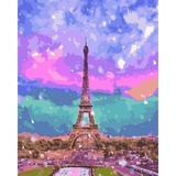 Картина по номерам 40х50см Красочный Париж PK72030. Эксклюзив (сложность***)