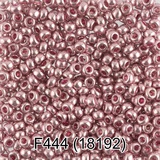 Бисер стеклянный GAMMA 5гр "сольгель" металлик, темно-розовый, круглый 10/*2,3мм, 1-й сорт Чехия, F444 (18192)