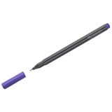 Ручка капиллярная Faber-Castell "Grip Finepen"  0,4 мм, сине-фиолетовая, трехгранная,  151637