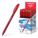 Ручка шариковая 1мм красная Erich Krause "Ultra Glide Technology U-108 Original Stick", треугольный корпус, ЕК47597