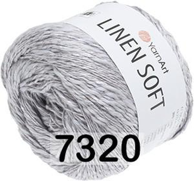 Пряжа Yarnart Linen soft 100г/272м (30% лен, 36% вискоза, 34% хлопок), 7320