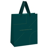 Пакет подарочный 33*42*12см MESHU "Monocolor. Emerald", отд. фольгой, матовая ламинация, MS_52033
