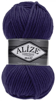 Пряжа Ализе Superlana Maxi 100г/100м (25% шерсть / 75% акрил) 388
