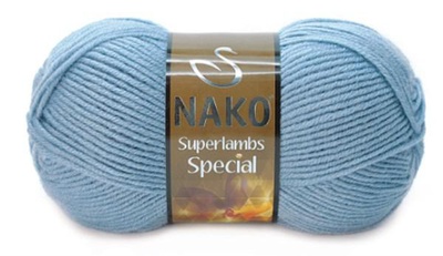 Пряжа NAKO Superlambs Special 100г/200м (51%акрил /49% шерсть) (1986)
