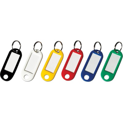 Брелок для ключей,  непрозрачный пластик, ассорти, размер окошка 15 *30 мм, (ЦЕНА за ШТУКУ)