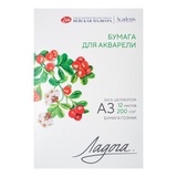 Папка для акварели А3 12л. 200г/м2 "Ладога", 100% целлюлоза, среднее зерно, 252781935