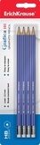 Набор чернографитных карандашей ERICH KRAUSE "Grafica 101", с ластиком, 4шт, HB, упаковка с подвесом, [ЕК32854]