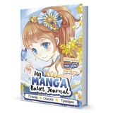 Ежедневник 140х210мм 88л. My Manga Bullet Journal (голубой), мои цели, мои планы, мои мечты, твердый переплет, ляссе, 978-5-00141-547-3