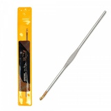 Крючок для вязания (12см) (2,25мм) Maxwell никель, с золотой головкой  [MAXW.7252]