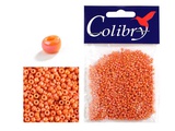 Стеклянный бисер Colibry 20г непрозрачный глянцевый оранжевый (97)