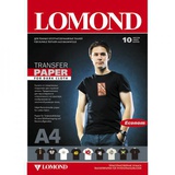 Термотрансфер Lomond, 0808451, эконом, для темных тканей, 10 л., А4, для струйной печати 