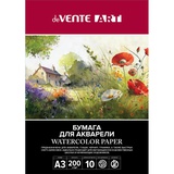 Папка для акварели А3 10л, 200г/м2 deVENTE. ART, папка мелованный картон 200 г/м² и пластиковый пакет, 2131503