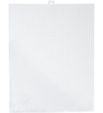 Канва (пластиковая) для вышивания мелкая 26х33см /10смх40кл. белая