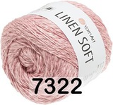 Пряжа Yarnart Linen soft 100г/272м (30% лен, 36% вискоза, 34% хлопок), 7322