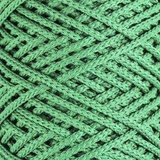 Шнур для вязания без сердечника Osttex 100м/210гр , ширина 3мм (100% полиэфир), 122-зеленый
