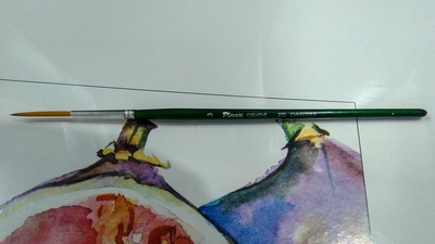 Кисть синтетика №3 круглая (длинный волос) PINAX Creative Лайнер, [272003]