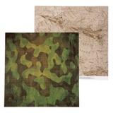 Бумага для скрапбукинга Military, Карта действий, 30.5 × 30.5 см, 180 г/м,  [1477348]