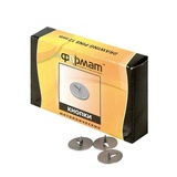 Кнопки канцелярские 12 мм inФормат, 100 шт. с плоской головкой, метал. в картонной коробке, DPM12-100