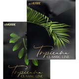 Папка на кнопке А6 с рисунком непрозрачная Tropicana, 180 мкм, deVENTE, тиснение фольгой, индивидуальная маркировка, 2 дизайна, 3071233