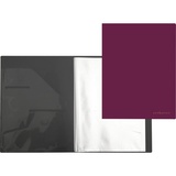 Папка 40 вкладышей deVENTE Esthetick, 700 мкм, вкладыш 30 мкм, фактура soft-touch, внутрнний карман 160мкм, непрозрачная бургунди, 3101531