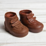 Ботинки для куклы "Липучки", длина подошвы 7,5 см, 1 пара, цвет коричневый  [3495201]