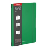 Тетрадь A4 48 л. клетка, на гребне Erich Krause, FolderBook Classic, съемная пластиковая обложка с резинкой, зеленый, ЕК48227