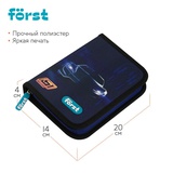 Пенал 1 отделение 140*200*40 Först "Extra Power", дополнительная откидная секция, (полиэстер),  [FT-PK-112517]