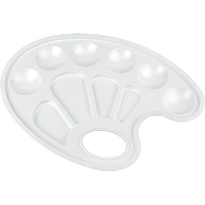 Палитра  пластиковая овальная 22х16см deVENTE,  индивидуальная маркировка 8071702