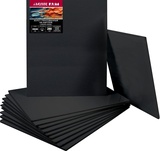 Холст грунтованный на картоне deVENTE. ART 30х40см, 100% хлопок, 280г/м2, мелкое зерно, черный, термоусадочная пленка, 8150434