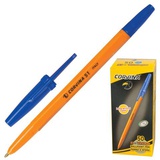 Ручка шариковая 1мм синяя Corvina "51 Vintage", корпус оранжевый, непрозрачный  40163/02  