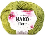 Пряжа NAKO Fiore 50г/150м (25% лен / 35% хлопок / 40% бамбуковое волокно),  [11238]