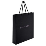 Пакет крафт 260*300*50 250г/кв.м Escalada. Черный, тиснение фольгой, 72697