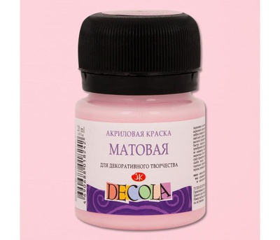Акрил «Декола», 20мл, матовый светло-розовая 14326372