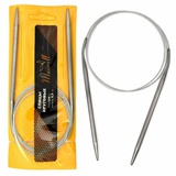 Спицы для вязания на металлической леске 120см 5,5мм Maxwell Gold,  [MAXW.120-55]