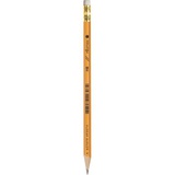 Карандаш чернографитный Attomex, HB, 1,85мм, шестигранный, заточенный, корпус желтый, с ластиком, 5032313