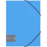 Папка на резинке Berlingo "Fuze" А4, 600мкм, голубая, ANp_01310