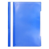 Папка-скоросшиватель А4 Бюрократ с прозрачным карманом на лицевой стороне, синий PS-K20blu