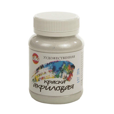 Акрил художественный 100мл Olki, Металлик перламутровая  ОЛ.3336