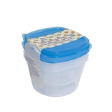 Набор контейнеров для пищевых продуктов №2 (пластик) V=600/800/1000 гр, прозрачный, Бр.0.21