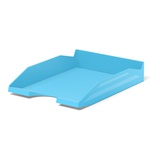 Лоток для бумаг горизонтальный пластик А4 ErichKrause®Office, Pastel, голубой, ЕК55544