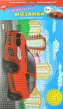 Набор для творчества сияющая мозаика на самоклеящейся основе Апплика "Красный автомобиль ", А3, из мягкого пластика С2258-15