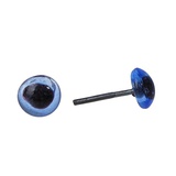 Глаза для игрушек стеклянные на металлической ножке голубые, 6мм, 10шт,  [4304692]