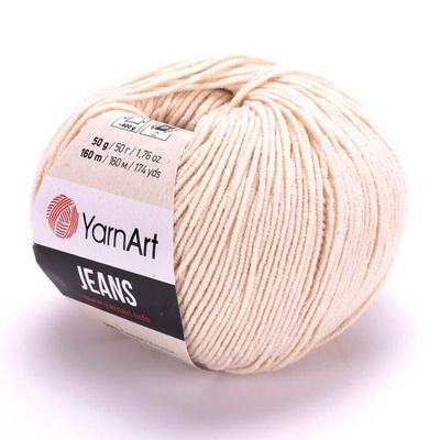 Пряжа YarnArt JEANS 50г/160м (55% хлопок/ 45% полиакрил) 05