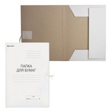 Папка для бумаг с завязками, картонная, плотность 280 г/м2,( до 200 л. ),  [122292]