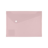 Папка на кнопке А5 180 мкм, непрозрачная диагональ, персиковая , Expert Complete Trend "Pastel" ЕС21017213