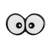 Глаза винтовые сдвоенные, с заглушками, 1 шт, размер 4,9*2,8 см 1553355