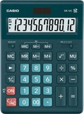 Калькулятор настольный CASIO GR-12С-LB (210х155 мм), 12 разрядов, двойное питание, ТЕМНО-ЗЕЛЕНЫЙ, GR-12C-DG