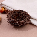 Гнездо декоративное 7х7х3,5см из природных материалов, 9668754