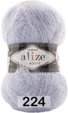 Пряжа Ализе Mohair Classic new 100гр/200м (51%акрил / 25%мохер / 24%шерсть) 224